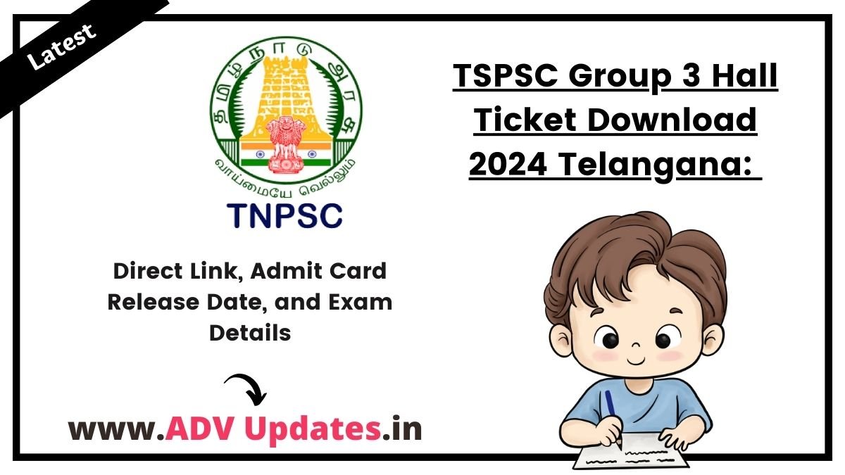 TSPSC Group 3 Hall Ticket Download 2024 Telangana Archives