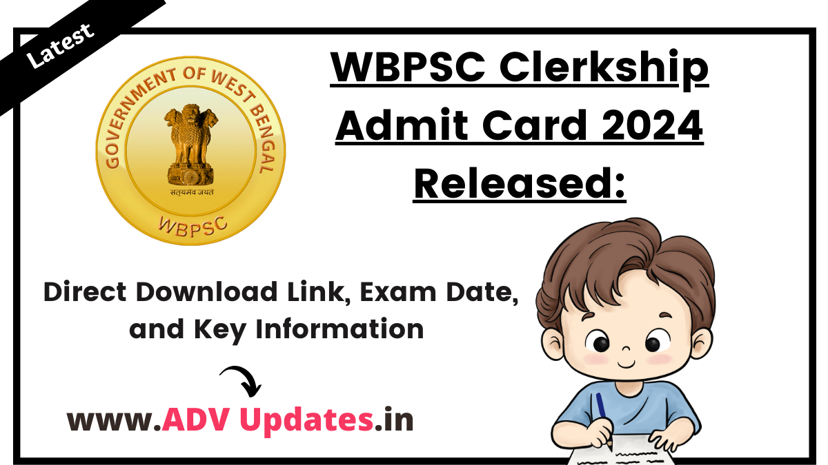 WBPSC Clerkship Admit Card 2024